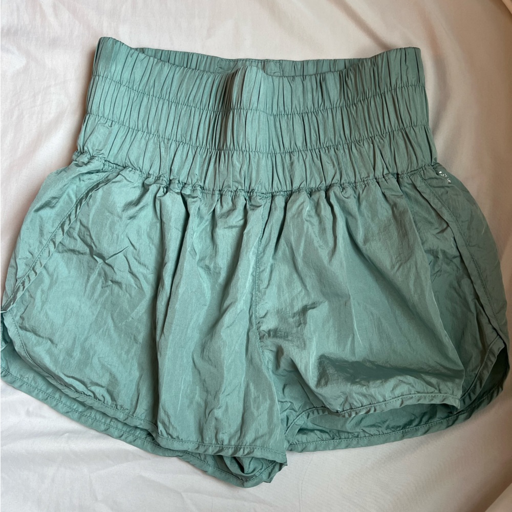 Free People Athletic Shorts in Sage Green
